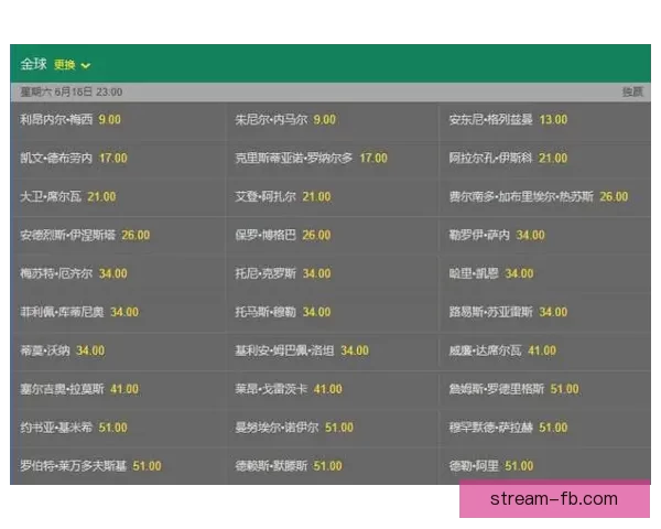 世界杯竞猜赔率全解析及热门赛果预测指南详尽分析